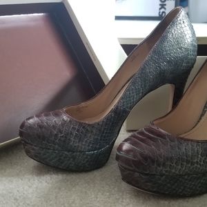 Joan & David Snake Heels